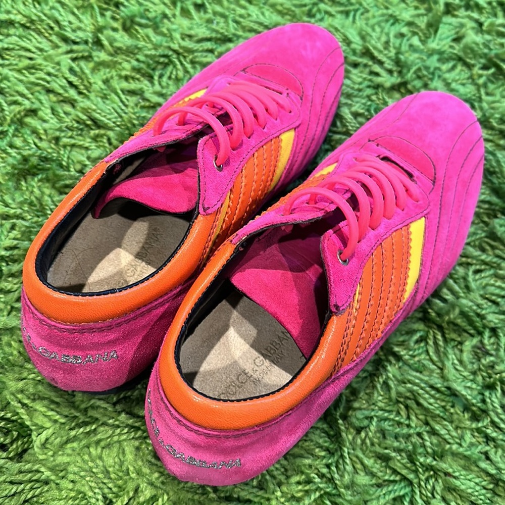 Dolce and Gabbana Pink Sneakers - Picture 2 of 5